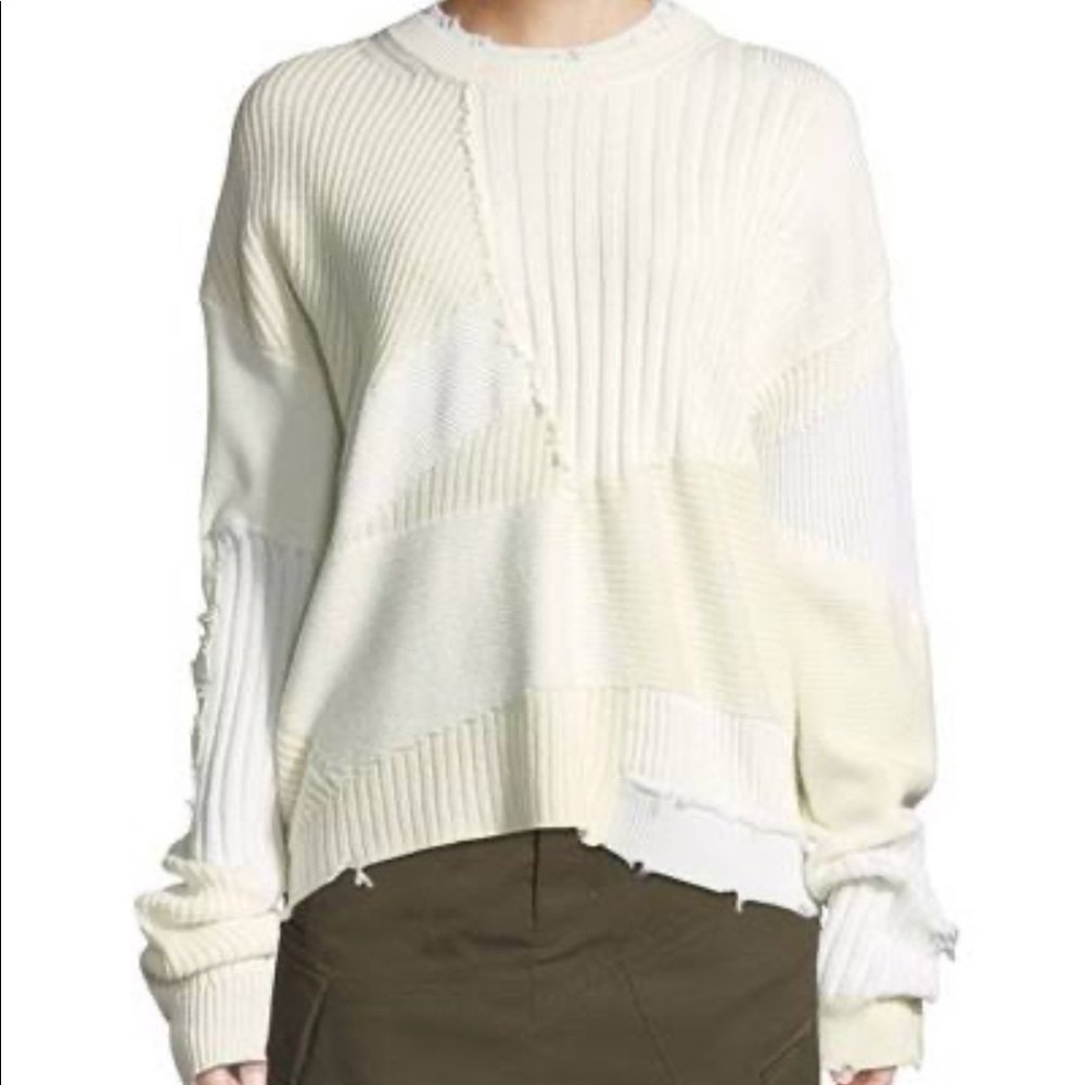 MILITARY GRUNGE OVERSIZED HELMUT LANG SWEATER